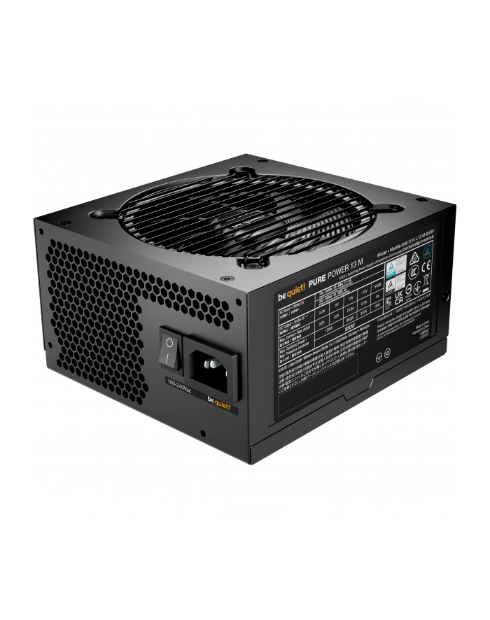 be quiet! ZASILACZ BEQUIET! PURE POWER 13 M 850W główny
