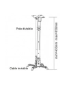 Uchwyt sufitowy do projektora Sunne 430-650mm, Bracket, max. 20kg - nr 9