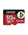 Lexar PLAY Pro microSD Express 7.1 512, up to 900MB/s read,600MB/s Write, C10 U3,and up to 104MB/s with UHS-I Host - nr 6