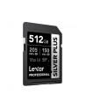 Lexar Professional SILVER PLUS SDXC UHS-I cards, 512GB, up to 205MB/s read 150MB/s write C10 V30 U3 - nr 7