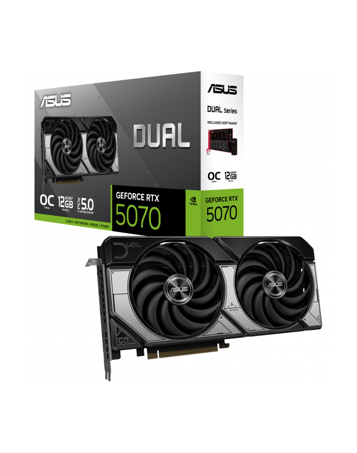 asus Karta graficzna GeForce RTX 5070 DUAL 12GB GDDR7 192BIT HDMI/3DP główny