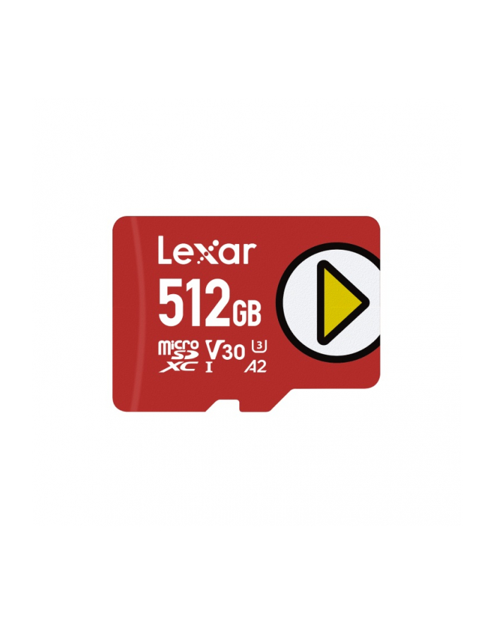 Lexar PLAY microSDXC UHS-I cards, 512GB, up to 205MB/s read, 140MB/s write, C10 A2 V30 U3 główny