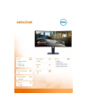 dell Monitor AW3425DW 34.2 Curved AMD FreeSync QD-OLED 240Hz WQHD (3440x1440)/21:9/1xDP/2xHDMI/1xUSB 3.2/1xUSB-C/3Y AES'PPE - nr 7