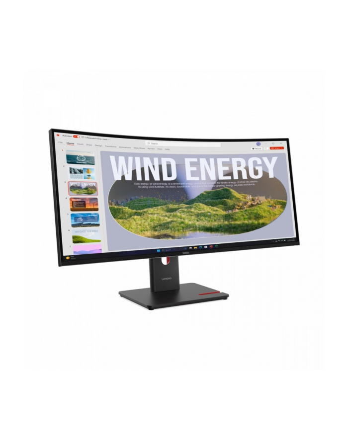 lenovo Monitor 34 cale ThinkVision T34WD-40 64AEZAT1EU główny
