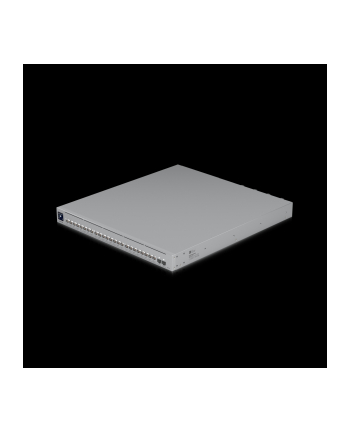 Ubiquiti network switch ECS-24-PoE-EU Enterprise-grade 24-port, Layer 3 Etherlighting PoE+++ switch with high-capacity 10 GbE RJ45 and 25G SFP28 connections for high availability system design, (16) 10 GbE, (8) 2.5 GbE ports, all PoE+++ (90W capable,