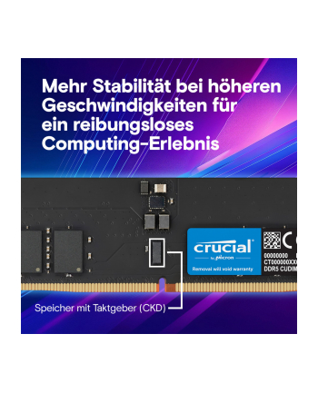crucial Pamięć DDR5 32GB/6400 (2*16GB) CL52 CUDIMM