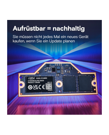 crucial Pamięć do notebooka DDR5 LPCAMM2 64GB/7500 LPDDR5X