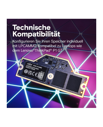 crucial Pamięć do notebooka DDR5 LPCAMM2 64GB/7500 LPDDR5X