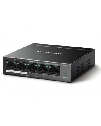 tp-link Przełącznik Mercusys 5-Port Gigabit Desktop Switch with 4-Port PoE+          PORT: 4× Gigabit PoE+ Ports, 1× Gigabit Non-PoE Port