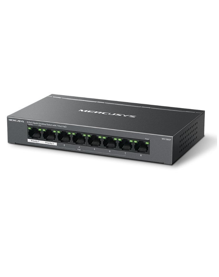 tp-link Przełącznik Mercusys 8-Port Gigabit Desktop Switch with 7× Gigabit PoE+ Ports, 1× Gigabit Non-PoE Ports główny