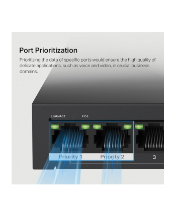 tp-link Przełącznik Mercusys 10-Port 10/100Mbps Desktop Switch with 8-Port PoE+     PORT: 8× 10/100 Mbps PoE+ Ports, 2× 10/100 Mbps Non-PoE Ports