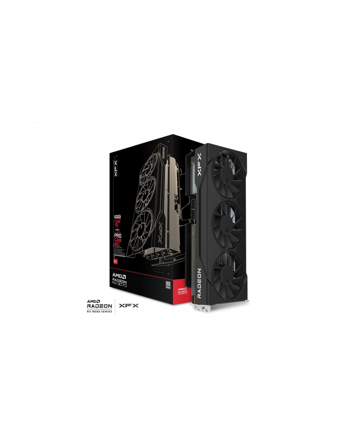 XFX Swift AMD Radeon RX 9070 OC Triple 90mm Fan 16GB GDDR6 256-bit HDMI 3x DP główny