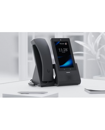 Ubiquiti UniFi UTP-G3-Touch-Pro desktop smartphone for UniFi Talk, featuring a 5inch touch display and seamless integration with UniFi applications