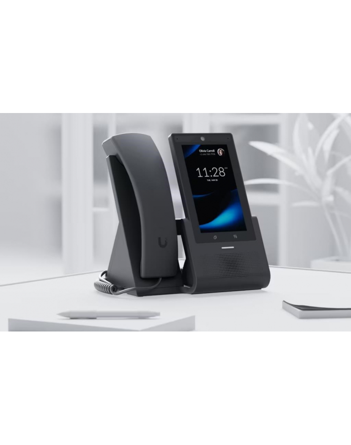 Ubiquiti UniFi UTP-G3-Touch-Pro desktop smartphone for UniFi Talk, featuring a 5inch touch display and seamless integration with UniFi applications główny