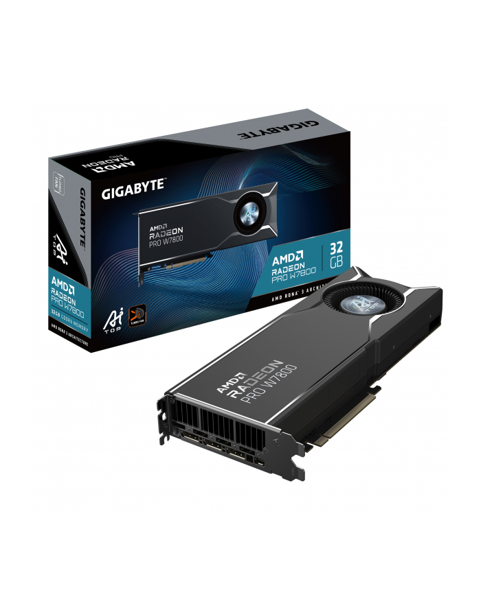 Gigabyte Radeon PRO W7800 AI TOP 32G AMD 32 GB GDDR6 (W7800AITOP32G) główny