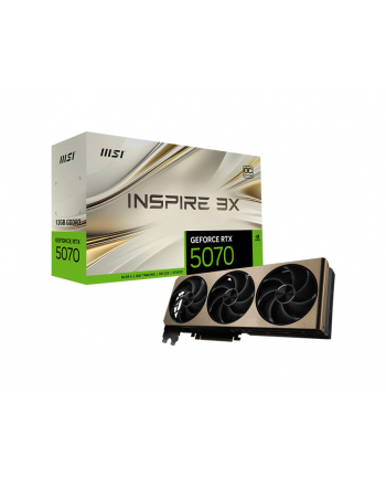 Msi GeForce RTX5070 INSPIRE 3X OC 12GB GDDR7 HDMI 3xDP V532-006R
