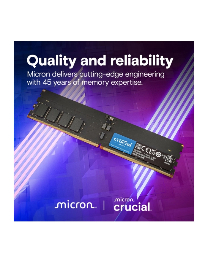 crucial Pamięć DDR5 32GB/6400 CL52 CUDIMM główny