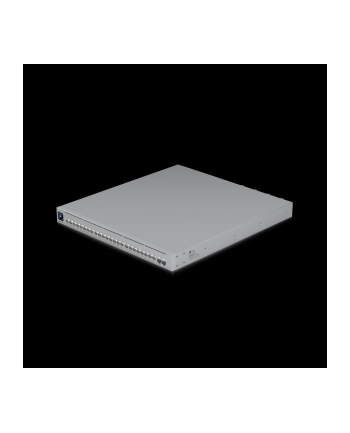 Ubiquiti network switch ECS-24-PoE-EU Enterprise-grade 24-port, Layer 3 Etherlighting PoE+++ switch with high-capacity 10 GbE RJ45 and 25G SFP28 connections for high availability system design, (16) 10 GbE, (8) 2.5 GbE ports, all PoE+++ (90W capable,