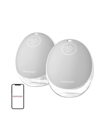 Momcozy Laktator Podwójny Bez Użycia Rąk M9 Szary