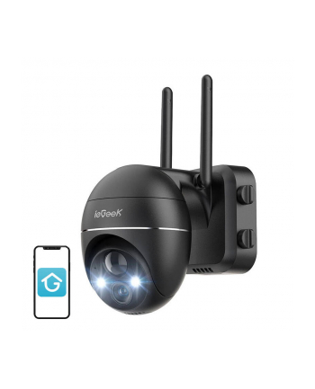 4Kom.Pl Iegeek Bezprzewodowa Kamera Zewnętrzna Wifi 3Mp Zs-Gx1S Czarna (ZSGX1SBLACK) nr 1