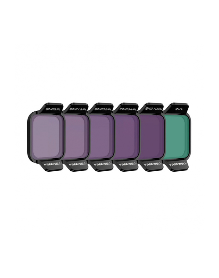 FREEWELL DJI Flip Bright Day 6-Pack - zestaw filtrów ND/PL + UV główny
