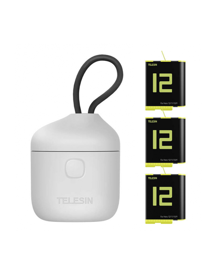 Telesin Ładowarka trójkanałowa Allin box + 3 akumulatory do GoPro Hero 12 / główny