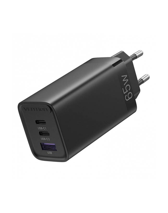 ŁADOWARKA SIECIOWA VENTION GAN 3 PORTOWA 65W USB-C główny