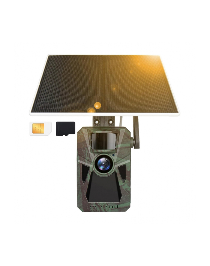 Fotopułapka Kjk Fkpcam T41 2.7K 14Mp Pir 4G Ip66 Panel Solarny główny