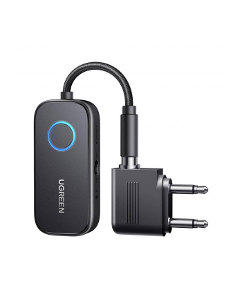 Odbiornik / nadajnik Bluetooth 5.3 Ugreen CM671, mini jack 3.5mm, 300mAh + adapter samolotowy