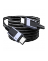 Kabel przewód USB Typ-C do Typ-C 50cm Ugreen 100W PD L512 - szary - nr 3