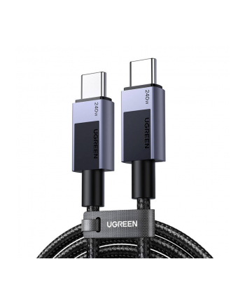 Kabel przewód USB Typ-C do Typ-C 200cm Ugreen 240W PD L513 - szary