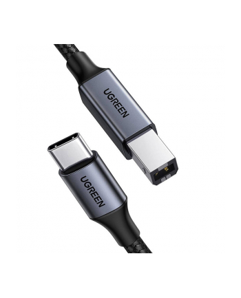 Kabel USB 2.0 C-B UGREEN US241 do drukarki 2m (czarny)
