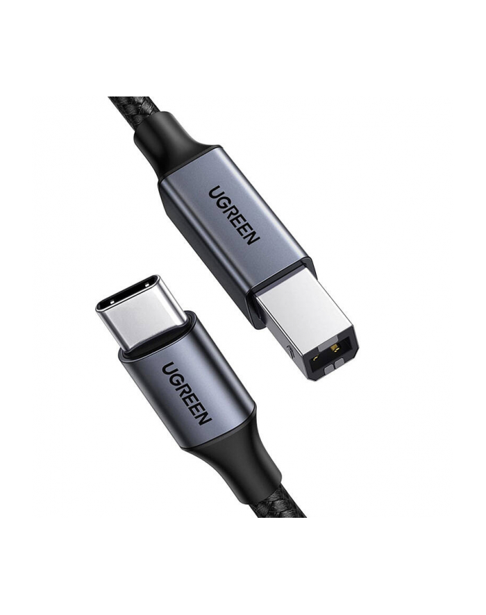 Kabel USB 2.0 C-B UGREEN US241 do drukarki 2m (czarny) główny