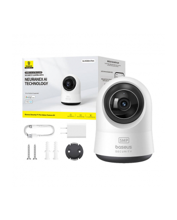Kamera wewnętrzna Baseus P1 Pro 3K (Biała)