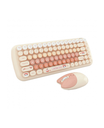 Zestaw klawiatura + mysz  Mofii Candy New 2.4G Pomarańczowy (68129)