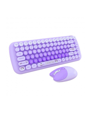 Zestaw klawiaura + mysz Mofii Candy New 2.4G Fioletowy (68102)