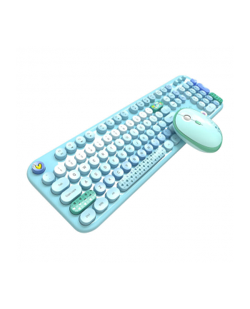 Zestaw klawiatura + mysz Mofii Lovely 2.4G Niebieski (68084)