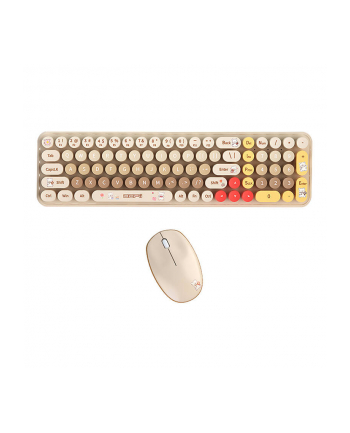 Zestaw klawiatura + mysz Mofii Baby Bear Beżowy (SMK682M8AGBEIGE)