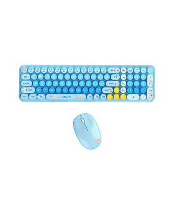 Zestaw klawiatura + mysz Mofii Baby Bear Niebieski (SMK682M8AGBLUE)