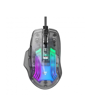 Mysz gamingowa Havit MS1011SE transparentny/czarny