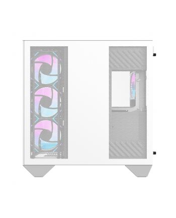 Darkflash DY470 Biały+ 4 wentylatory + uchwyt GPU (DY470FANS+HOLDERWH)