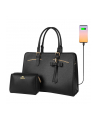 Damska Torba Torebka Klasyczna Na Laptopa Z Kosmetyczką 15.6'' Matein Z Usb - nr 1