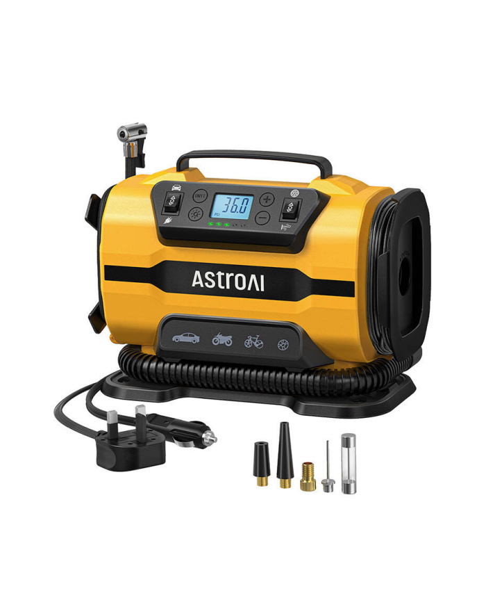 Przenośny kompresor do Kół AstroAI ATJ-8366 150 PSI 12V DC/110V AC główny
