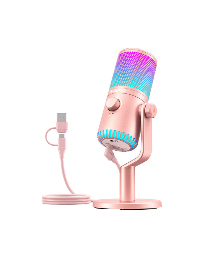 Maono DM30RGB Microphone Pink główny