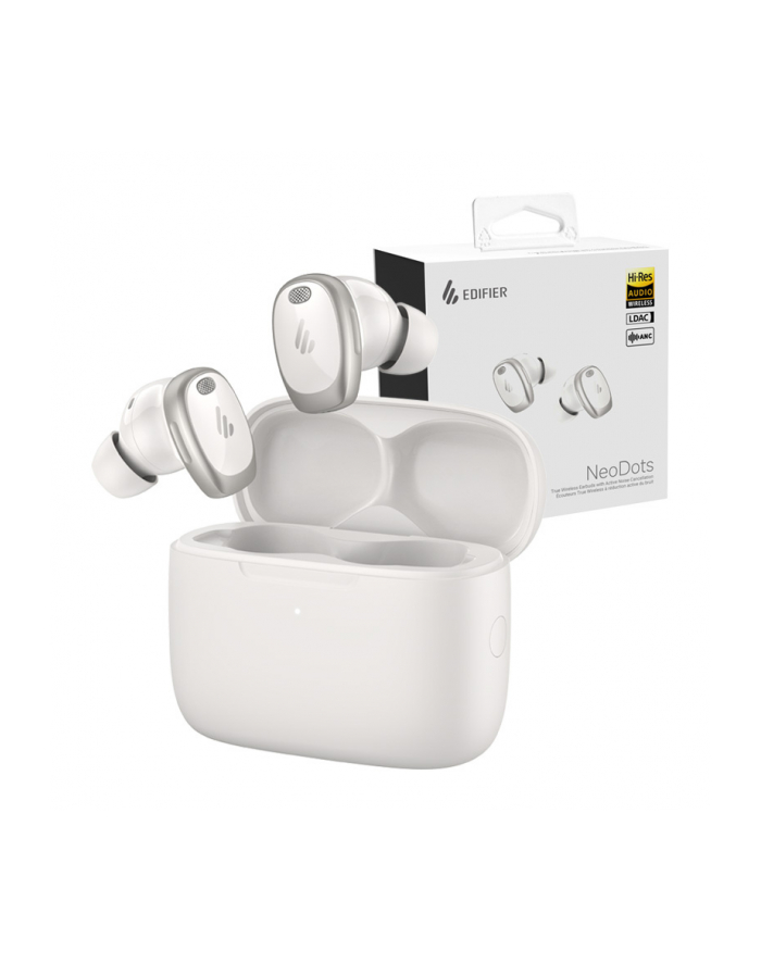 Słuchawki bezprzewodowe Edifier NeoDots ANC Dokanałowe Bluetooth 5.4 Biały główny