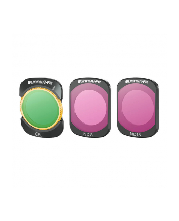 Sunnylife Filtry CPL, ND8, ND16 do DJI Osmo Pocket 3