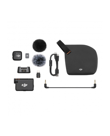 DJI Mic Mini System mikrofonów bezprzewodowych (1TX + 1RX) Czarny nr 2