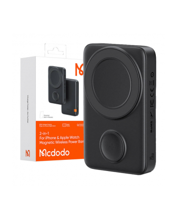 Mcdodo Magnetyczny Do Apple Watch Mc 1461 10000Mah 20W Czarny (MC1461)