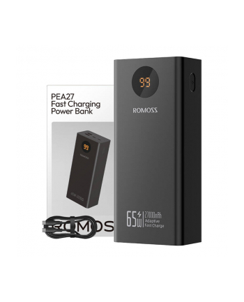 Romoss Pea27S Pro 27000Mah 65W Czarny