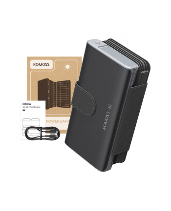 Romoss Solarny Spb30 30000 Mah 65W Czarny